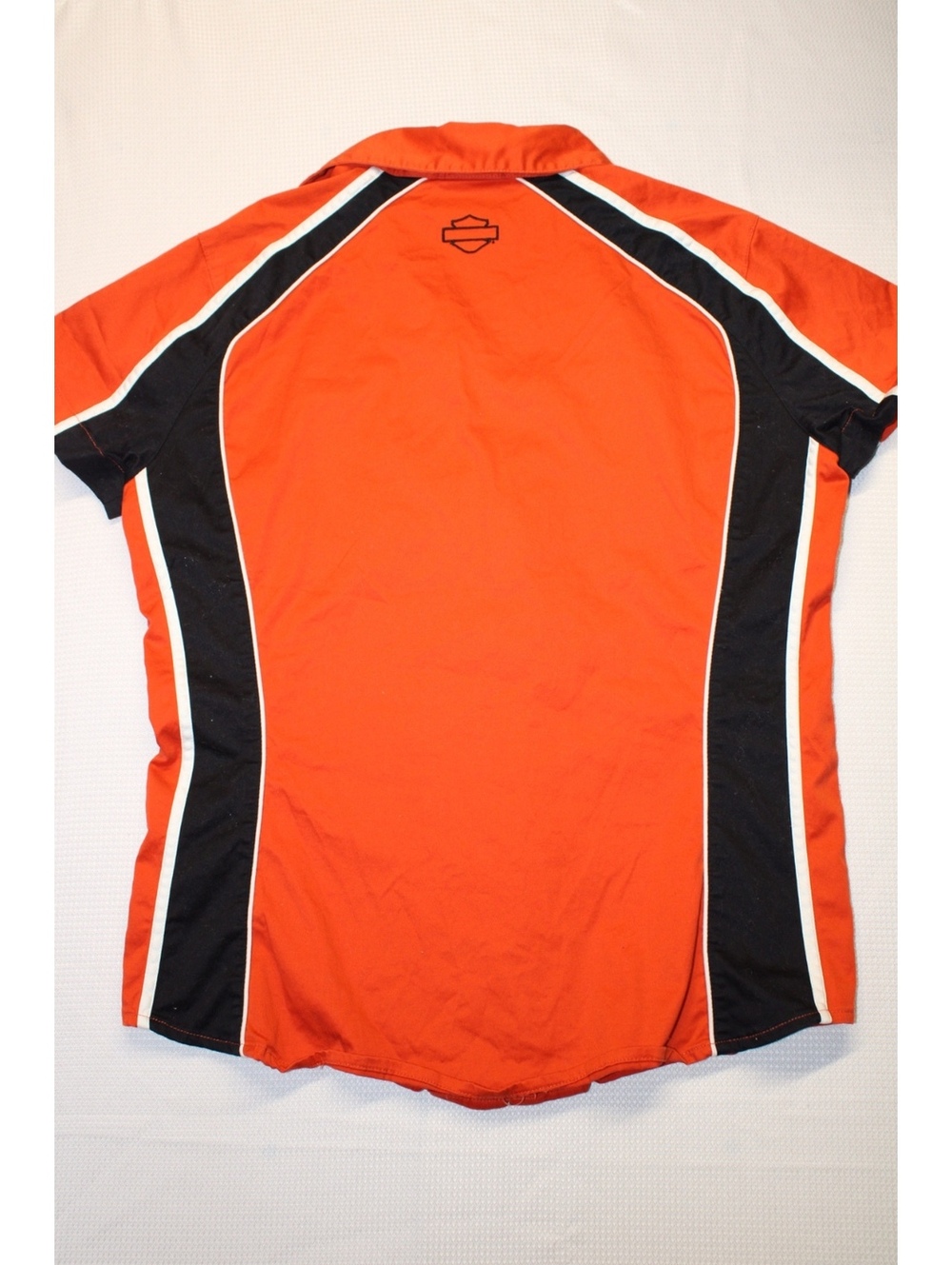 Harley Davidson Women’s Zip Up Short Sleeve Size Medium - Picture 4 of 5